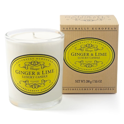 Ginger and Lime scented candle