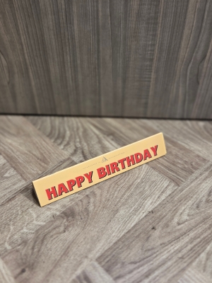 HAPPY BIRTHDAY TOBLERONE
