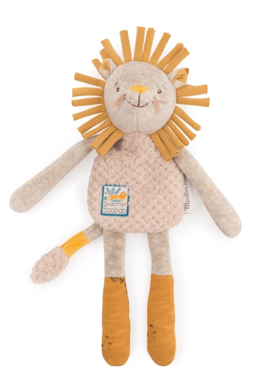 Moulin Roty Sous Mon Baobab Plush Soft Toy Rattle