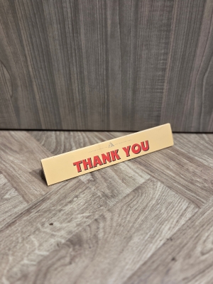 THANK YOU TOBLERONE