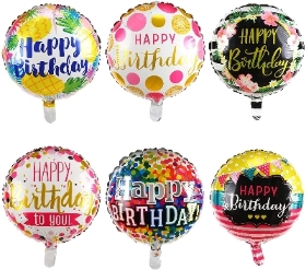Happy Birthday foil Balloons