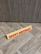 HAPPY BIRTHDAY TOBLERONE