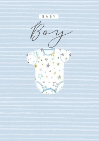 Laura Darrington baby boy card