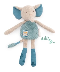 Moulin Roty Sous Mon Baobab Plush Soft Toy Rattle