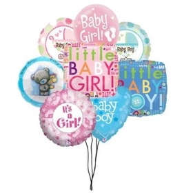 New baby balloon bouquet